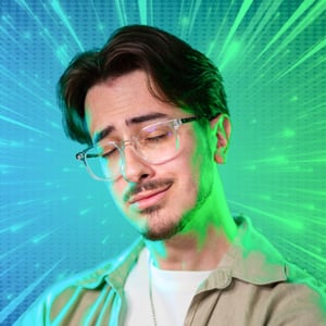 This is the Avatar Image for the Tartin (youtubeur Français) AI Voice and Text to Speech Generator